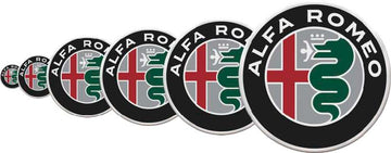 Alfa Romeo Adesivi 3D Logo DIAM 48 mm
